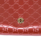 Guccissima heart bow chain clutch