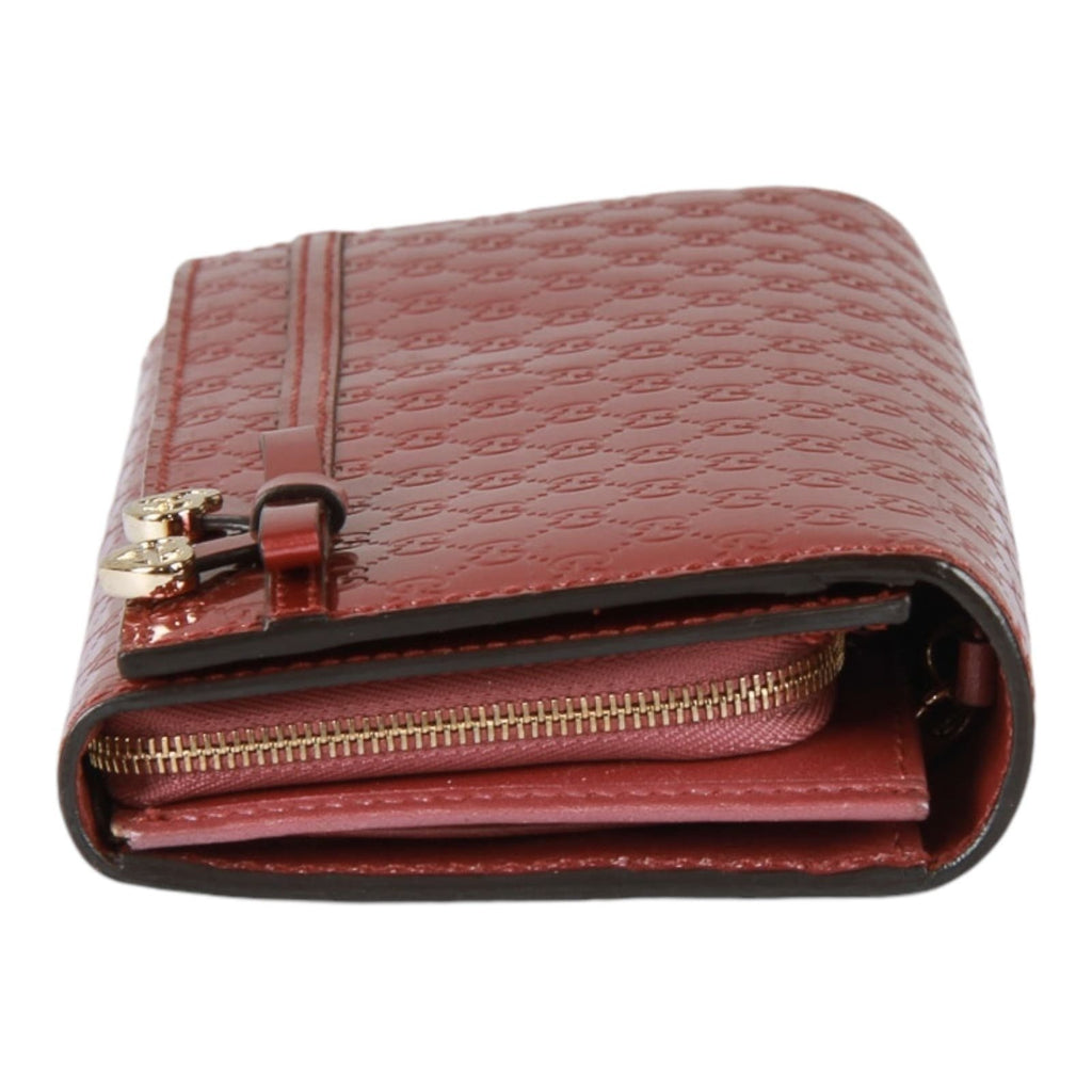 Gucci Guccissima heart bow chain clutch