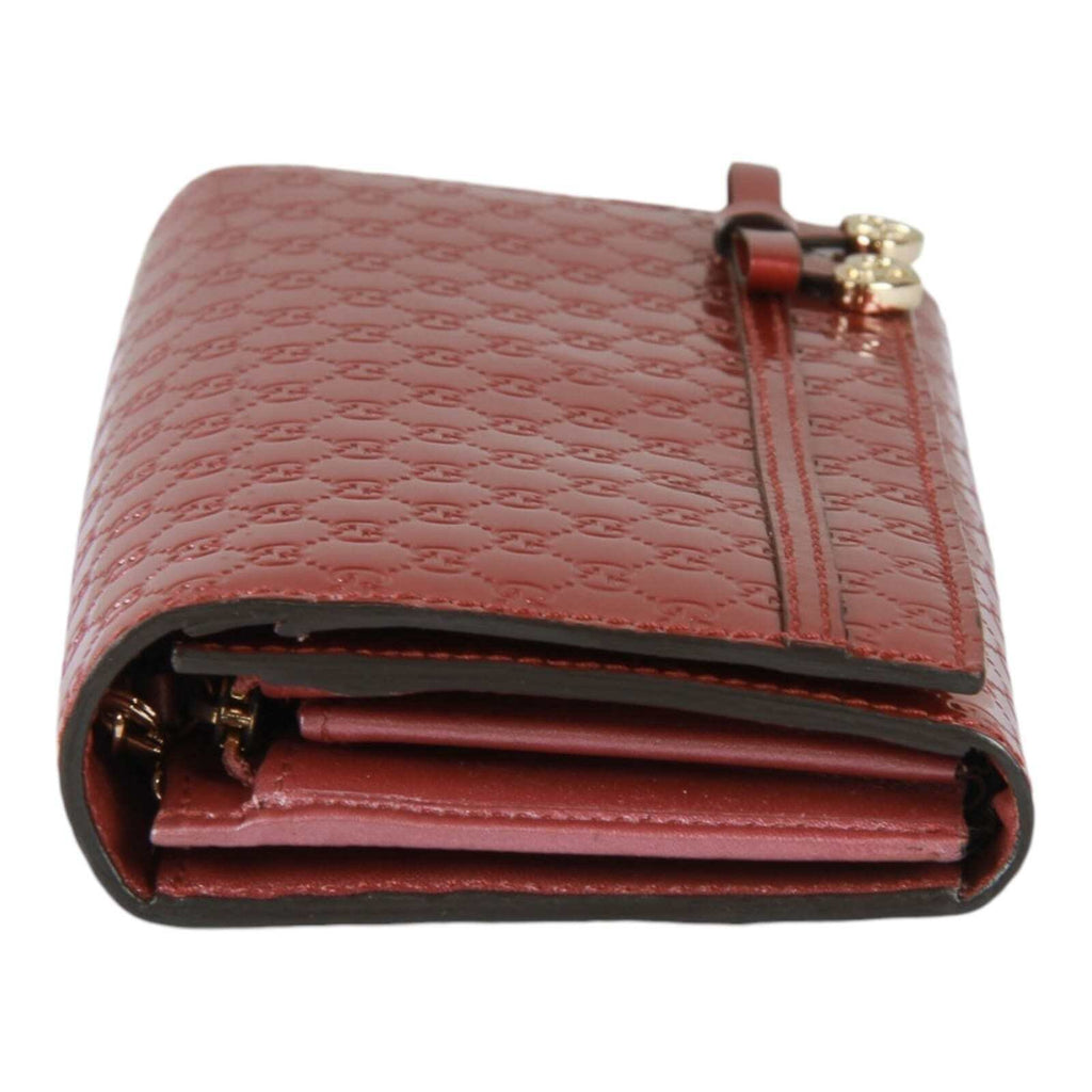 Gucci Guccissima heart bow chain clutch