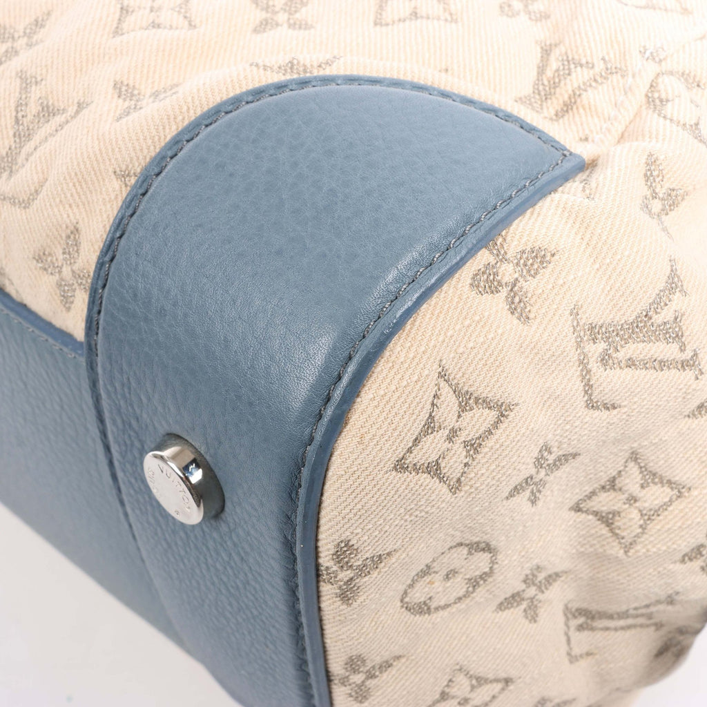 Louis Vuitton Monogram Denim Speedy Round GM