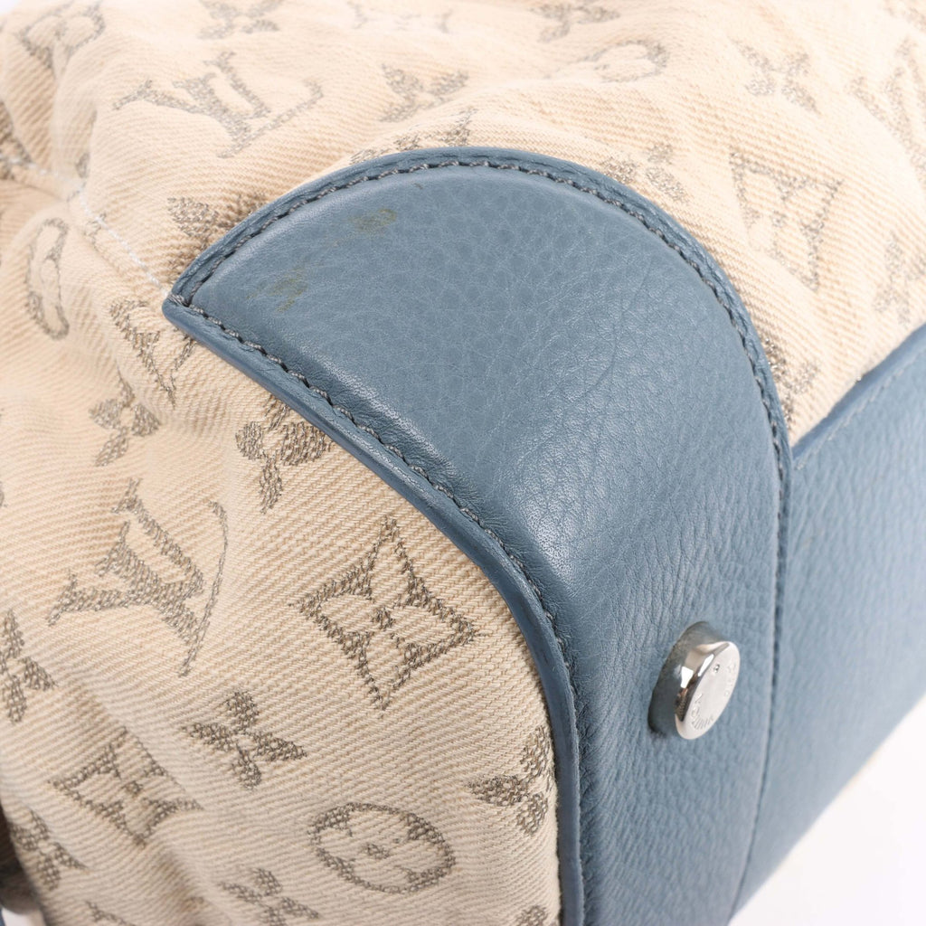 Louis Vuitton Monogram Denim Speedy Round GM