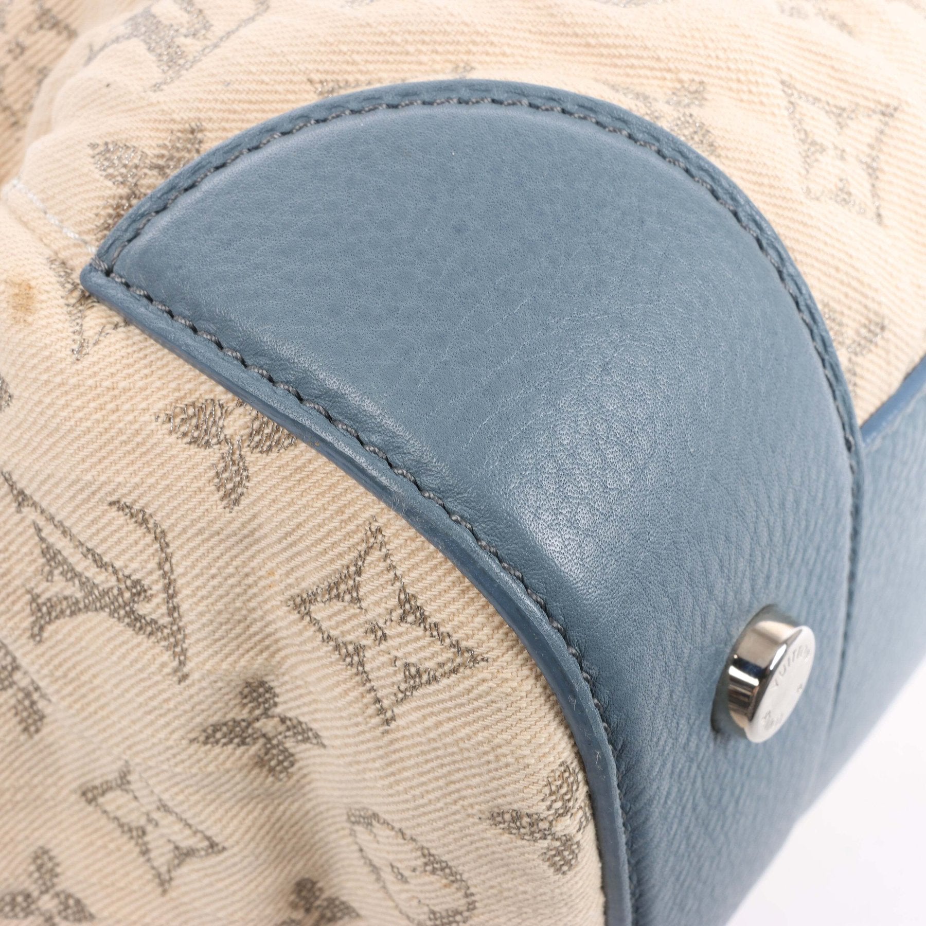 Louis Vuitton Monogram Denim Speedy Round GM