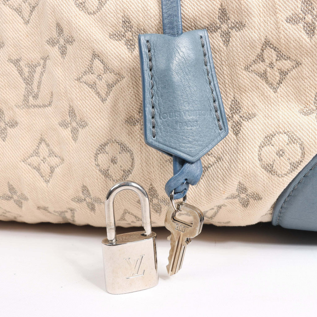 Louis Vuitton Monogram Denim Speedy Round GM