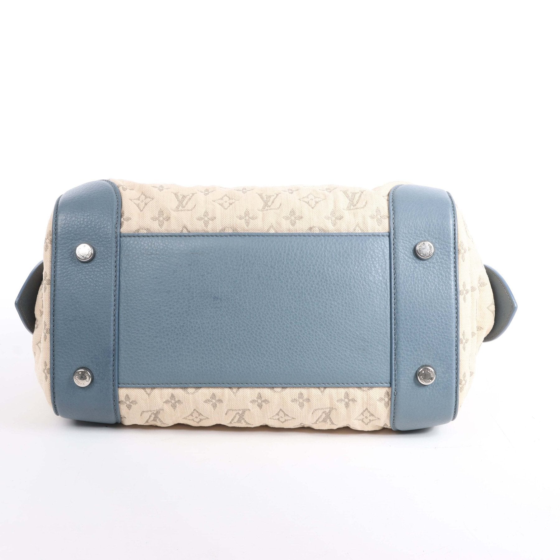 Louis Vuitton Monogram Denim Speedy Round GM